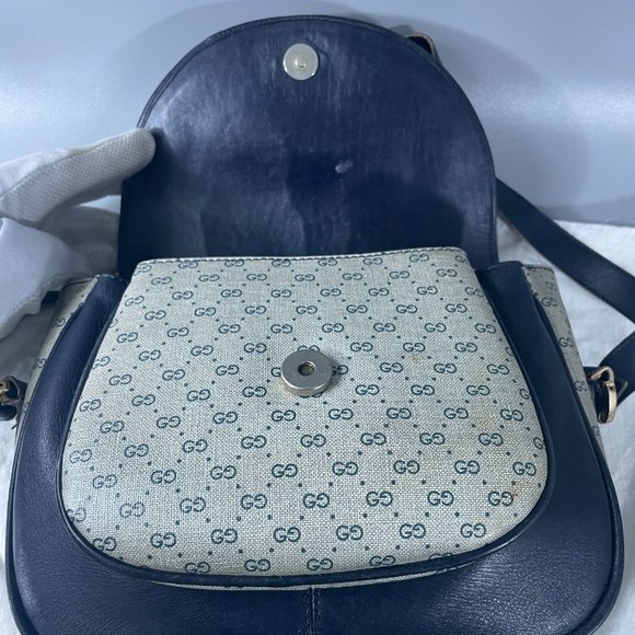100% Authentic Gucci 1960's Micro GG Monogram Crossbody Bag - Picture 9 of 15